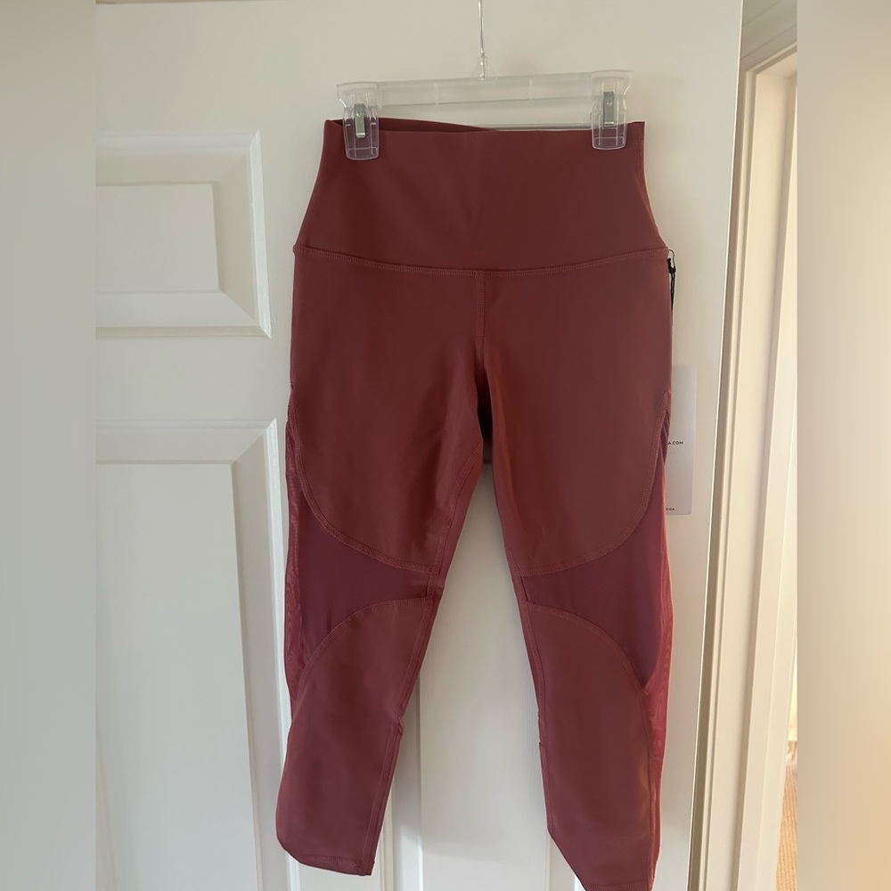 ALO Yoga Rosewood High-Waist Cropped Leggings
